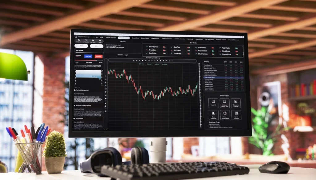 Ilustrasi foto pergerakan saham blue chip yang wajar