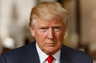 Ilustrasi foto wajah Donald Trump yang tidak suka dengan terpilihnya Zohran Mamdani sebagai walikota New York.