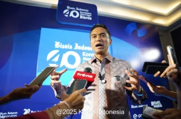 Ketua Umum Kamar Dagang dan Industri (Kadin) Indonesia Anindya Novyan Bakrie, menegaskan pentingnya memperkuat kinerja ekspor nasional