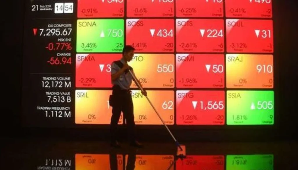 IHSG Sepekan Terkoreksi 0,59% Kapitalisasi Pasar Rp 15.788 Triliun