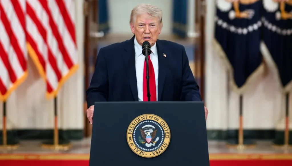 Trump bantah tuduhan kejahatan perang terkait rencana serangan ke Iran dan ancam menargetkan infrastruktur jika Selat Hormuz tak dibuka.
