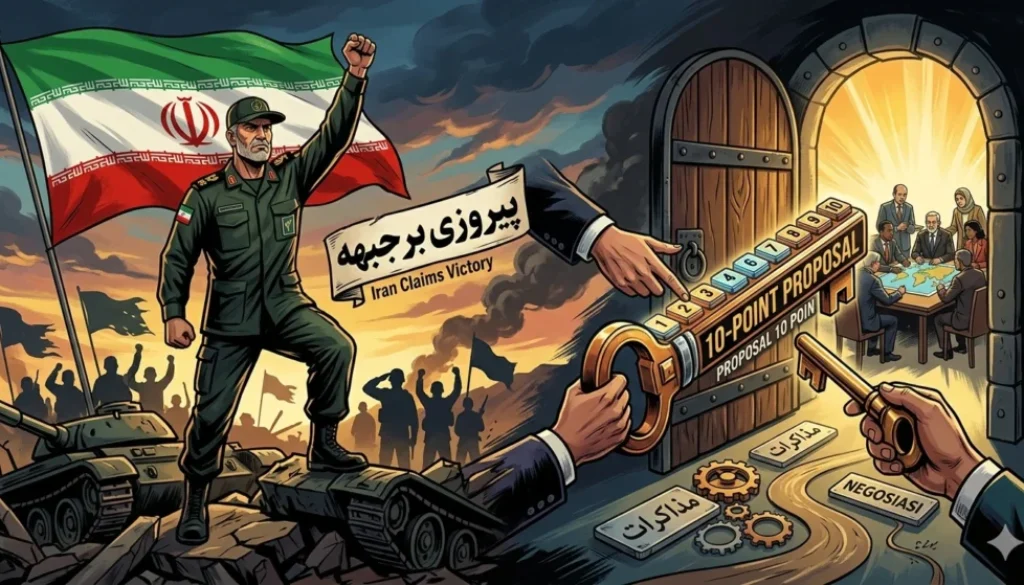 Iran klaim menang usai Trump menangguhkan serangan 2 minggu. Selat Hormuz dibuka sementara, negosiasi AS-Iran akan dimulai di Islamabad.