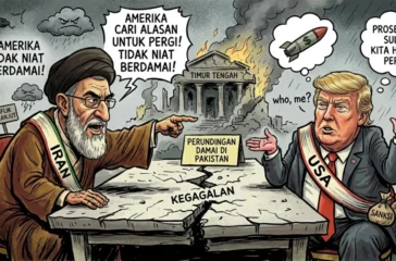 Perundingan Iran-AS di Pakistan gagal capai kesepakatan, sengketa Selat Hormuz dan isu nuklir jadi hambatan utama negosiasi.