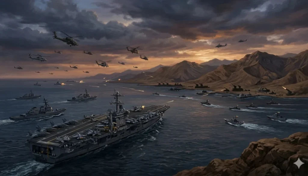 Militer AS menyiapkan opsi serangan ke Iran di Selat Hormuz jika gencatan senjata gagal, termasuk target kapal, infrastruktur, hingga pemimpin militer Teheran.