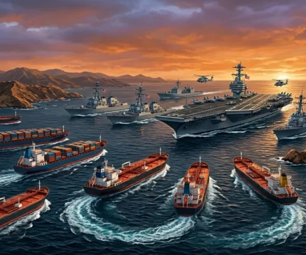 Enam kapal dagang berbalik dari Selat Hormuz usai blokade laut AS terhadap Iran, yang diberlakukan setelah negosiasi damai kedua negara berakhir buntu.