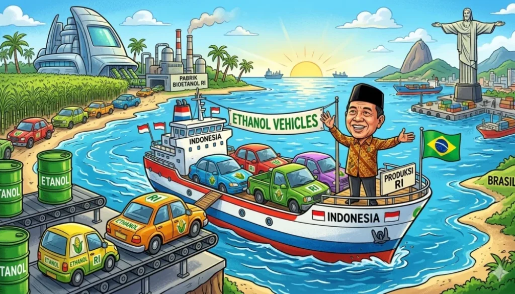 Diam-Diam RI Sudah Produksi dan Kirim Mobil Etanol ke Brasil? Ini Kata Mentan