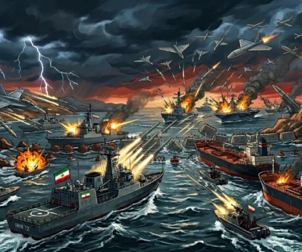 Iran Balas AS dengan Serangan Drone Usai Kapalnya Ditembak di Teluk Oman