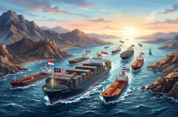 Sejumlah kapal dari Vietnam, Malaysia, China, India hingga Thailand masih melintasi Selat Hormuz di tengah blokade AS dan ketegangan perang Iran.
