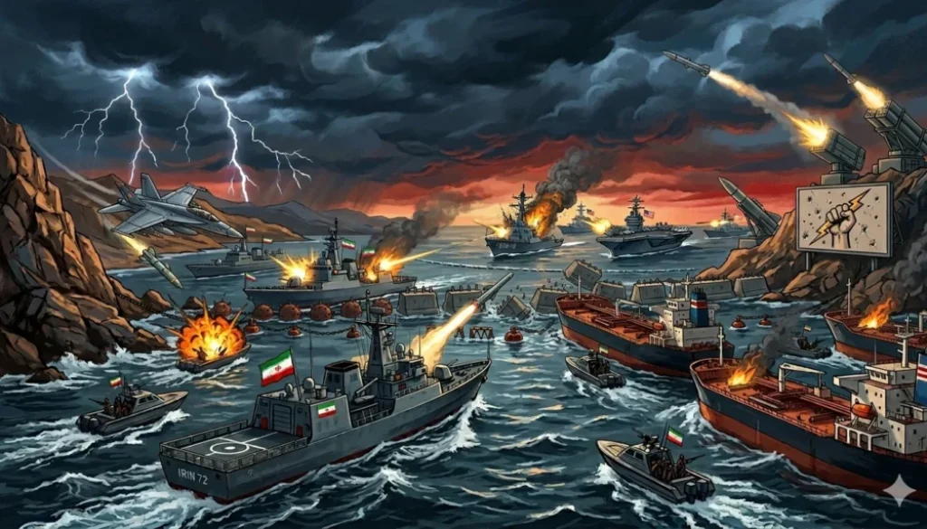 Militer AS menembaki dan menyita kapal Iran di Teluk Oman, memicu ketegangan baru. Iran mengecam aksi tersebut dan mengancam akan melakukan balasan.