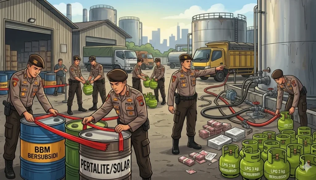 Negara Rugi Rp234 Miliar, Polri Bongkar Modus Penyelewengan BBM-LPG Subsidi