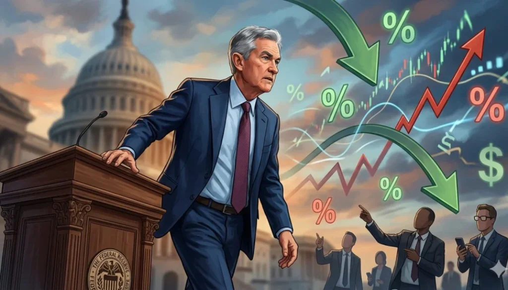 The Fed diperkirakan menahan suku bunga di tengah inflasi dan tekanan politik, sementara masa depan Gubernur The Fed Jerome Powell menjadi sorotan pasar global.