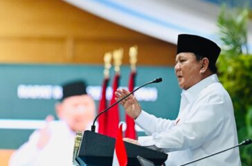 Presiden Prabowo menyebut pemerintahannya berhasil mengendalikan arah negara dalam 1,5 tahun, serta fokus pada ketahanan pangan, energi, dan air.