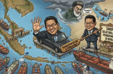 Wacana tarif kapal di Selat Malaka mencuat, terinspirasi skema Selat Hormuz. Ini dinilai sebagai potensi besar, tetapi butuh kesepakatan Malaysia & Singapura.