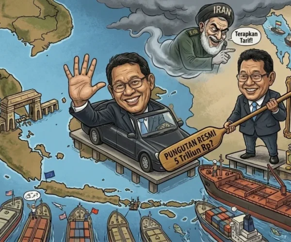 Wacana tarif kapal di Selat Malaka mencuat, terinspirasi skema Selat Hormuz. Ini dinilai sebagai potensi besar, tetapi butuh kesepakatan Malaysia & Singapura.