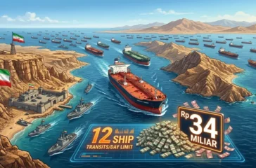 Iran berencana membatasi pelayaran di Selat Hormuz hanya 12 kapal per hari dan mengenakan biaya tinggi, di tengah ketegangan pada jalur energi global.