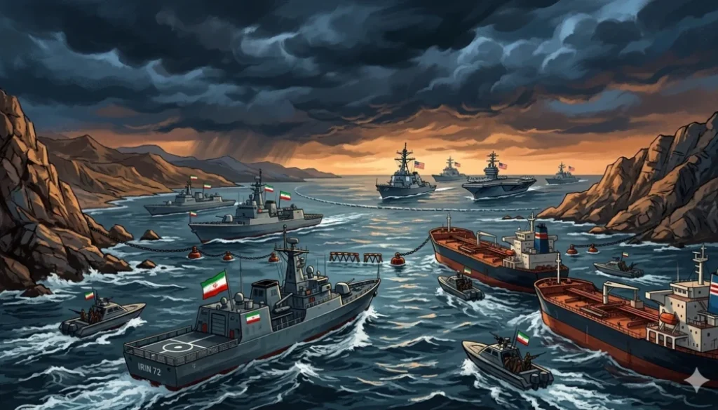 Iran resmi menutup Selat Hormuz akibat blokade AS, IRGC pun mengancam kapal pelanggar menjadi sasaran militer di tengah ketegangan yang kembali memanas.