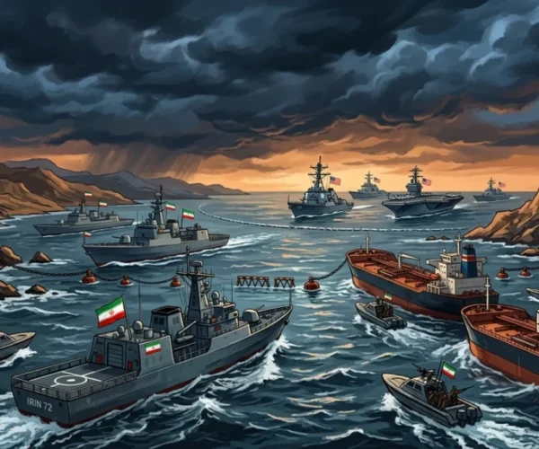 Iran resmi menutup Selat Hormuz akibat blokade AS, IRGC pun mengancam kapal pelanggar menjadi sasaran militer di tengah ketegangan yang kembali memanas.