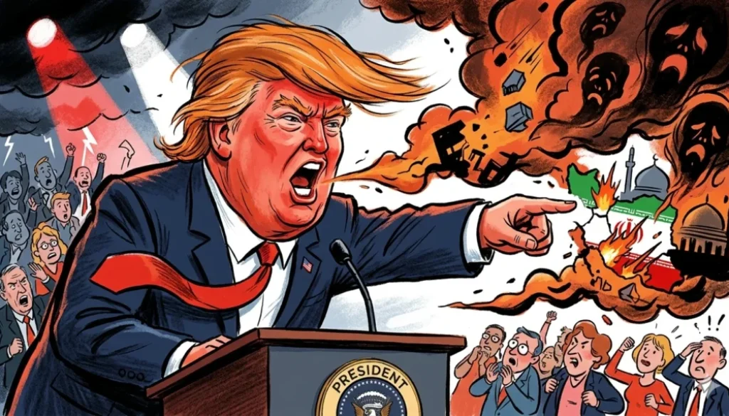 Presiden AS Donald Trump menuding Iran membunuh 45.000 warganya dan menegaskan operasi militer AS untuk mencegah Teheran memiliki senjata nuklir.