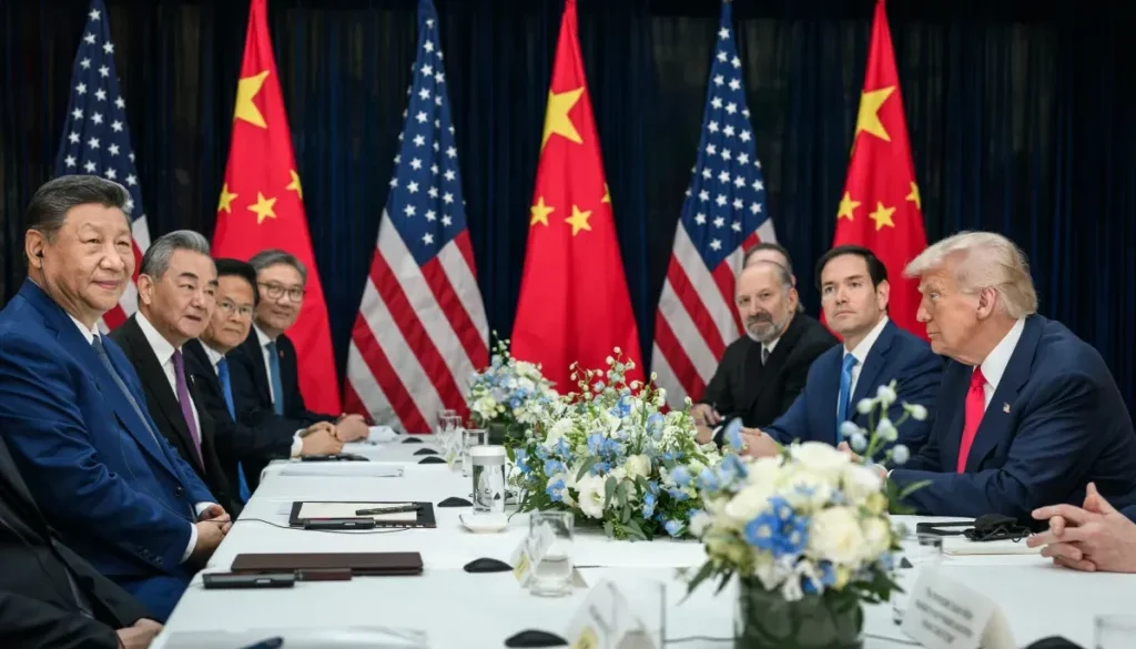 Trump dan Xi Jinping sepakati kerja sama dagang, AI, hingga Selat Hormuz dalam KTT Beijing di tengah isu Taiwan dan Iran.