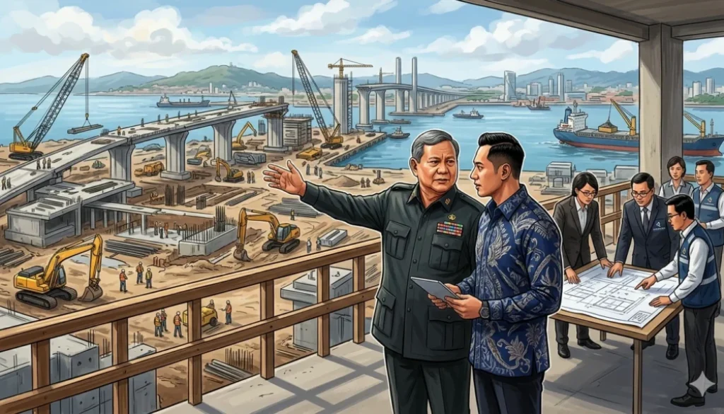 Prabowo Bahas Megaproyek Ini Bareng AHY dan Danantara