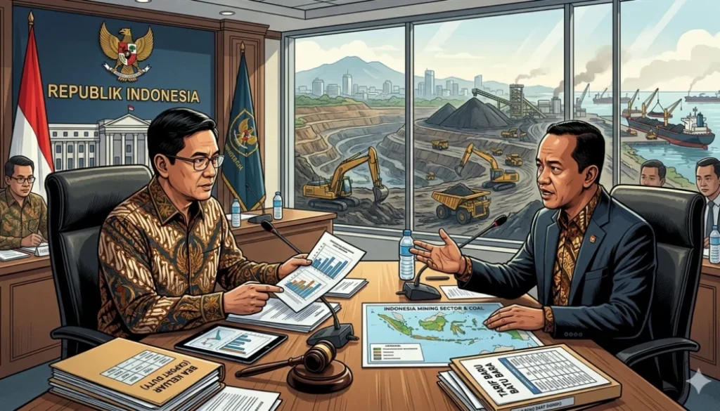 Menkeu Purbaya dan Menteri ESDM Bahlil Lahadalia menyiapkan penerapan bea keluar batu bara dan nikel mulai Juni 2026 seiring revisi tarif royalti tambang.