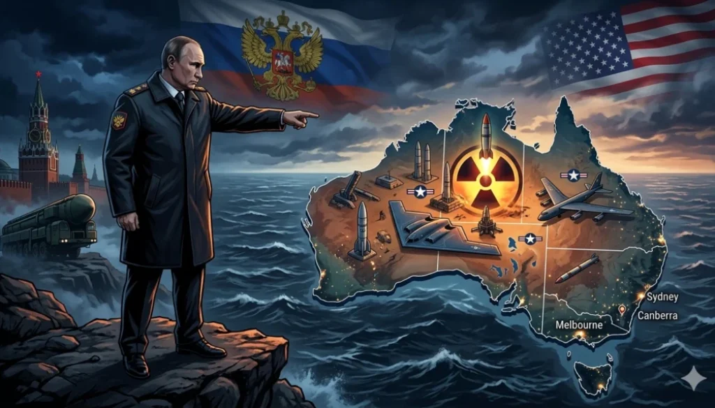 Rusia Peringatkan Australia Berpotensi Jadi Basis Senjata Nuklir AS