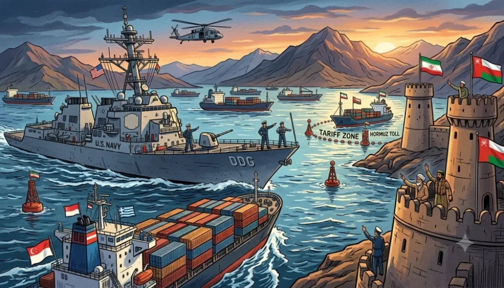 AS Tolak Rencana Iran-Oman Kenakan Tarif di Hormuz