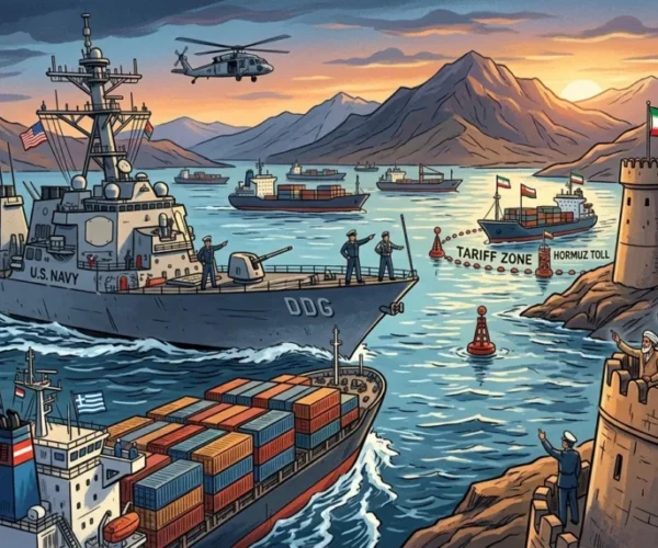 AS Tolak Rencana Iran-Oman Kenakan Tarif di Hormuz
