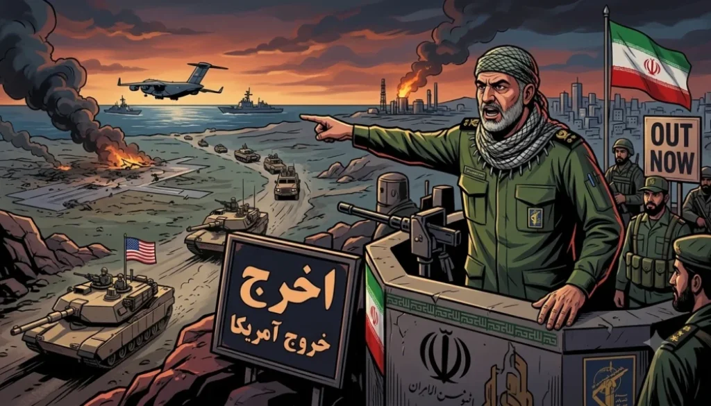 Iran memperingatkan AS agar meninggalkan Timur Tengah setelah saling serang kedua negara. Teheran menegaskan siap membalas setiap ancaman.