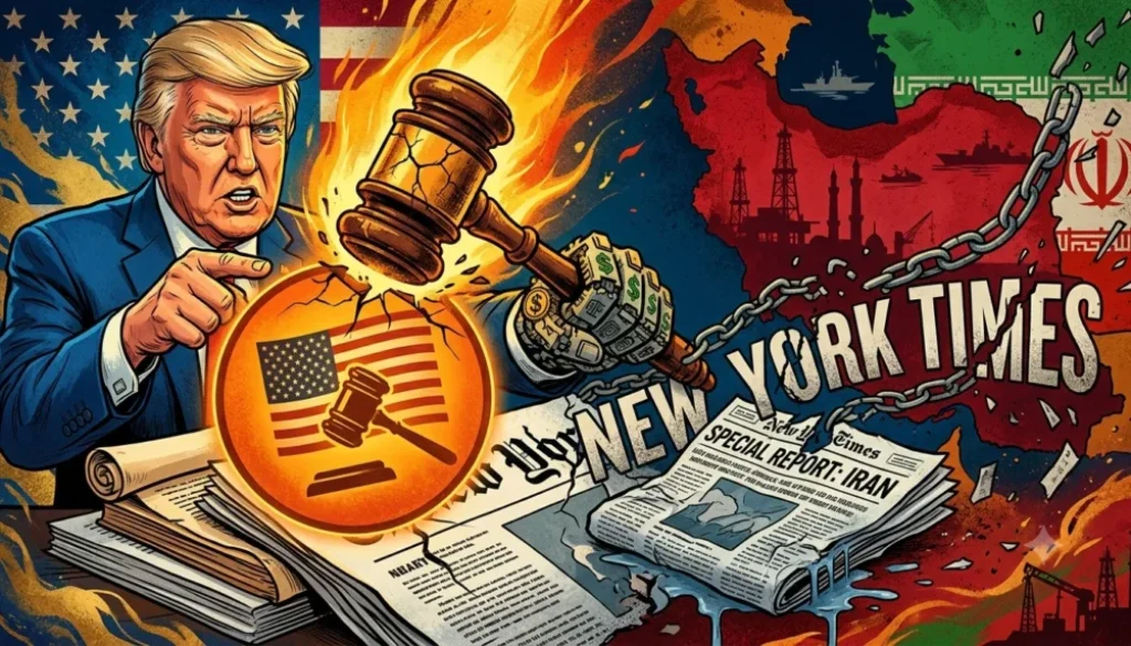 Presiden AS Donald Trump mengecam laporan New York Times soal perang Iran dan mengancam menggugat media tersebut karena dianggap menyebarkan informasi palsu.
