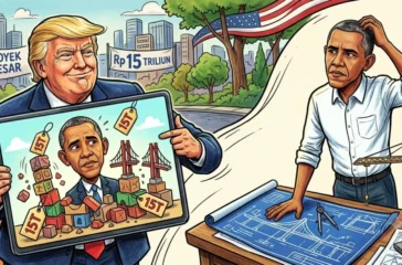 Presiden AS Donald Trump menyindir Eks Presiden Barack Obama dengan membagikan gambar AI terkait Pusat Kepresidenan yang terbengkalai menjelang peresmiannya.