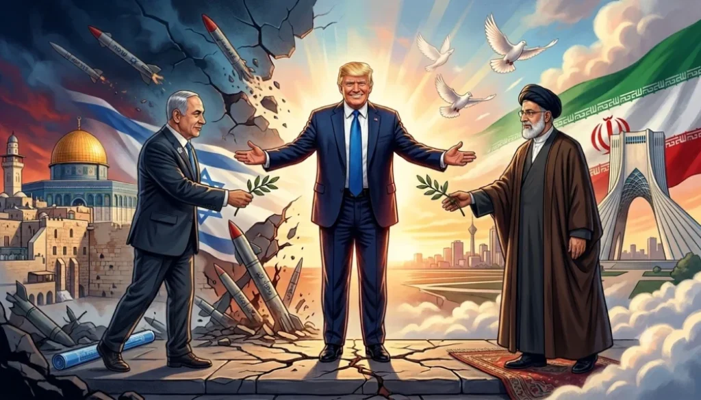 Trump Klaim Israel dan Iran Sepakat Redakan Ketegangan