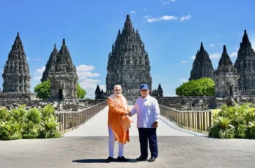 PM India Narendra Modi berjanji kepada Presiden Prabowo menyelesaikan restorasi Candi Prambanan sebelum 2029 dan kembali meresmikannya.