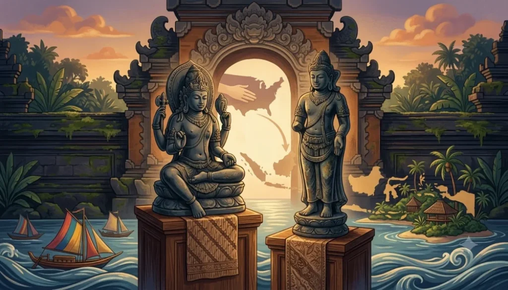 AS Pulangkan Dua Patung Buddha Abad Ke-8 ke Indonesia