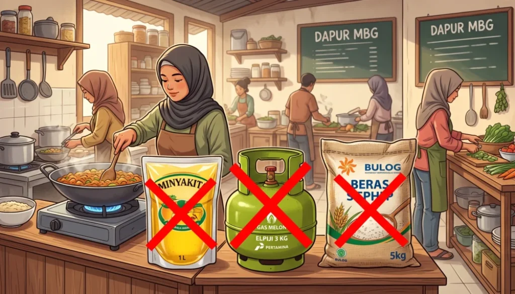BGN Larang Dapur MBG Gunakan Minyakita dan Gas Melon