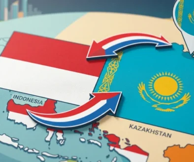 Indonesia menjajaki jalur perdagangan baru melalui Kazakhstan untuk memperluas akses ekspor ke Eurasia serta meningkatkan kerja sama ekonomi bilateral.