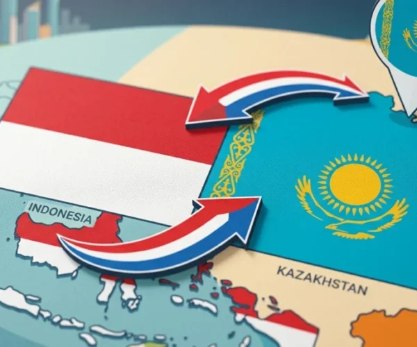 Indonesia menjajaki jalur perdagangan baru melalui Kazakhstan untuk memperluas akses ekspor ke Eurasia serta meningkatkan kerja sama ekonomi bilateral.