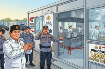 Prabowo Apresiasi Polri Bangun 1.000 Dapur MBG