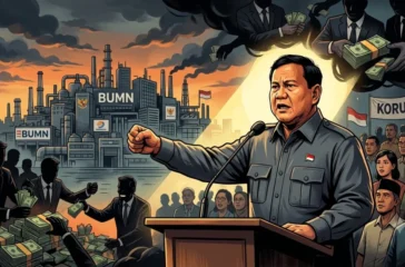 Presiden Prabowo menyatakan BUMN kerap menjadi sumber korupsi dan menegaskan akan melakukan penertiban. Ia juga meminta koruptor mengembalikan uang rakyat.