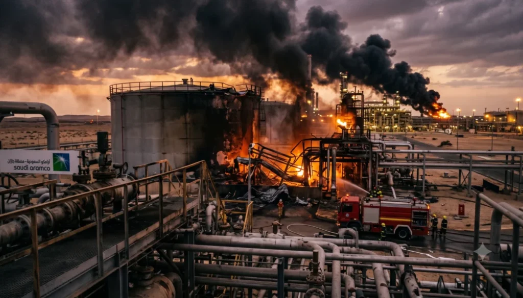 Saudi Aramco Tutup Kilang Jazan usai Diserang Houthi