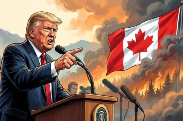 Trump Ancam Tambah Tarif Kanada Gara-Gara Asap Kebakaran