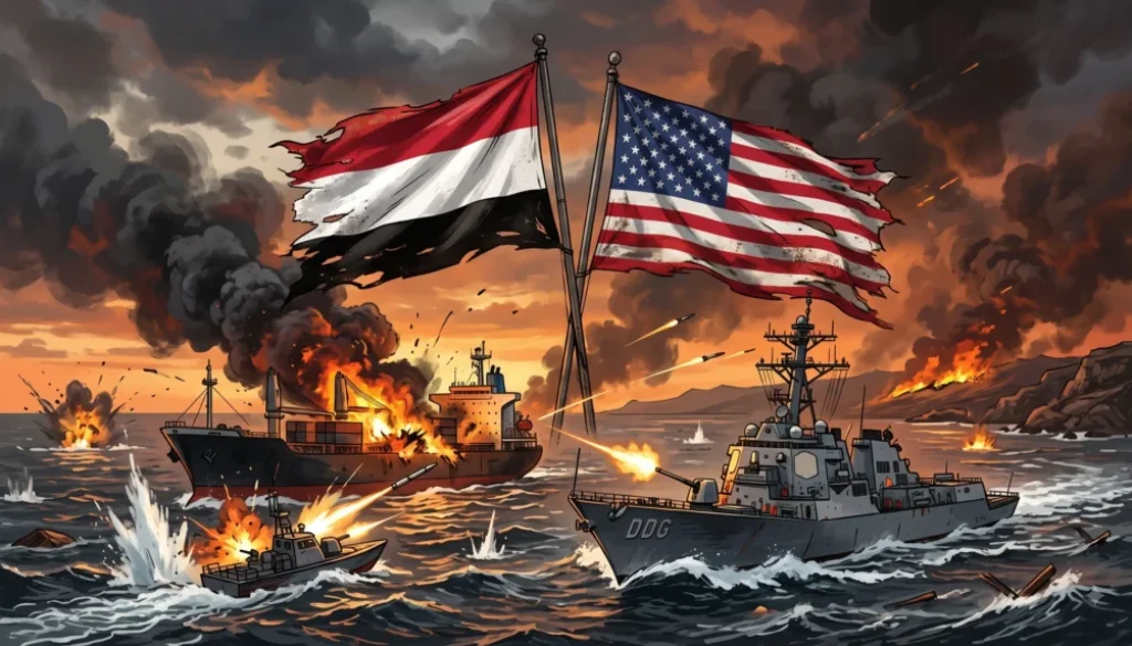 AS dan Houthi Saling Serang Kapal, Timteng Memanas Lagi