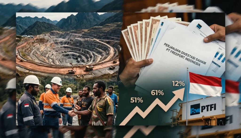 Freeport Akan Lepas 12 Persen Saham ke Indonesia pada 2041