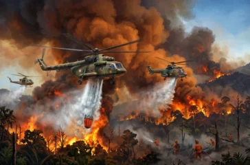 Prabowo Perintahkan Tambah Helikopter Tangani Karhutla