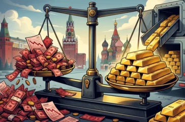 Rusia Jual 43,5 Ton Emas untuk Tutup Defisit Anggaran