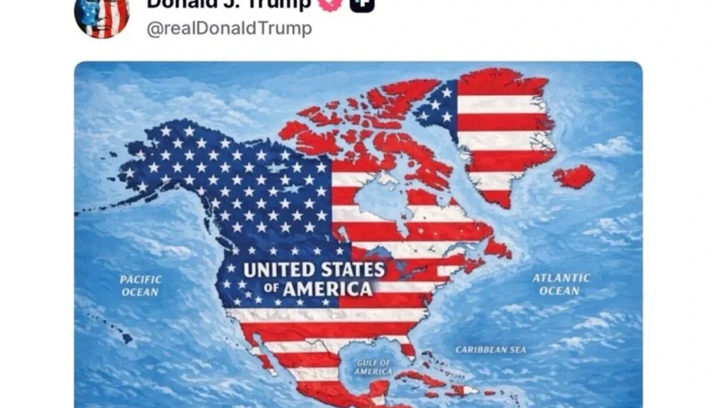 Trump Unggah Peta Kontroversial, Islandia Panggil Dubes AS