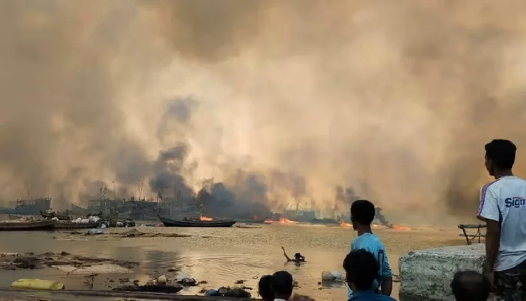 Serangan Udara Myanmar Hantam Pasar, 50 Orang Tewas