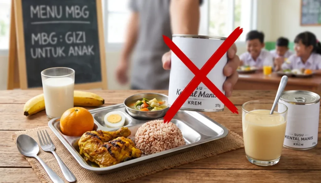 BGN Larang Susu Kental Manis dalam Menu MBG