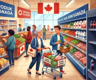 Boikot Produk AS Makin Meluas di Kanada, Supermarket Beralih ke Lokal