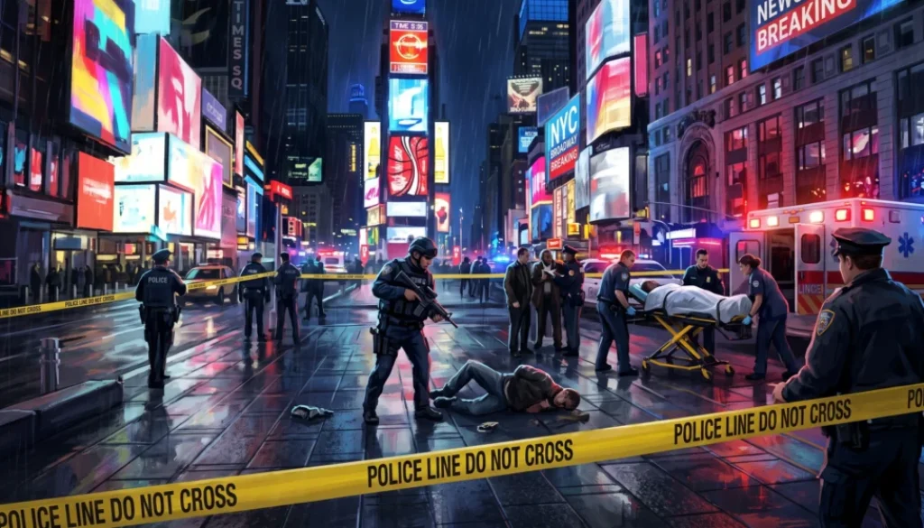 Bos Bank of America Tewas Ditikam di Times Square, Pelaku Ditembak Polisi